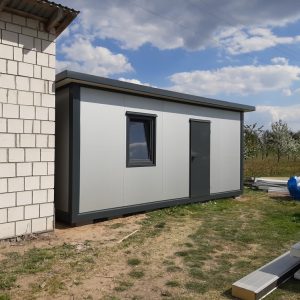 Kontener pracowniczy z płyty warstwowej