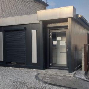 Pawilon z płyty warstwowej