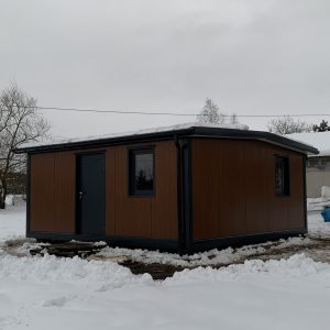 Pawilon z płyty warstwowej