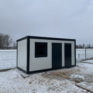 Pawilon z płyty warstwowej