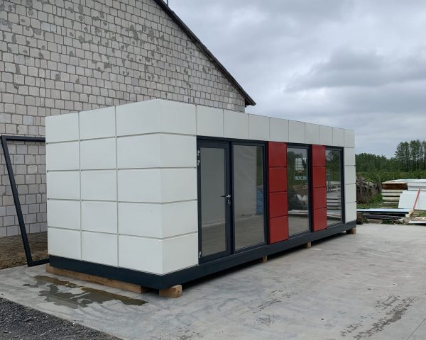 Pawilon z płyty warstwowej